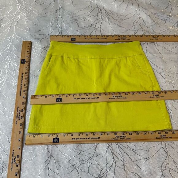 Attyre Skort Set of 2 Blue Floral Yellow  Pocket Tennis Golf Pickleball SZ 8 - Picture 8 of 11